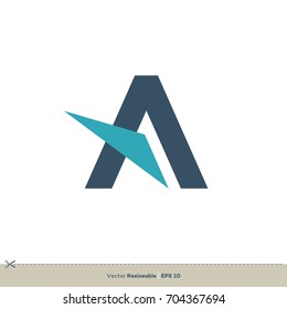 A Letter Logo Template Illustration Design. Vector EPS 10.