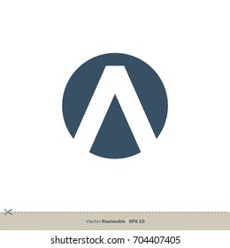 A Letter Logo Template Illustration Design. Vector EPS 10.
