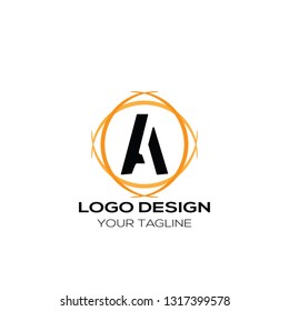 
letter A Logo Template. Initial Letter A Logo Template Design