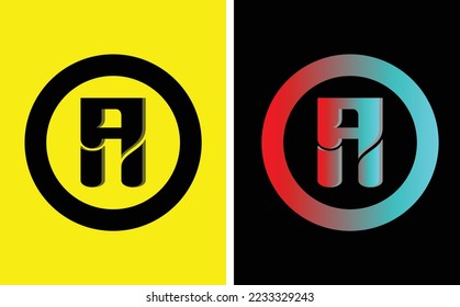 plantilla de logotipo de carta . adecuado para logotipos de empresas, restaurantes, tiendas en línea, etc