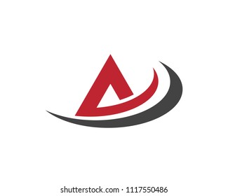 A Letter Logo Template vector icon illustration design