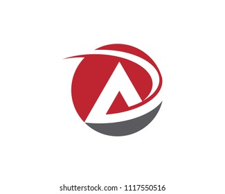 A Letter Logo Template vector icon illustration design