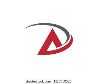 A Letter Logo Template vector icon illustration design