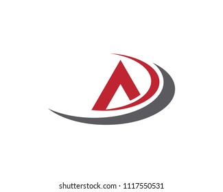 A Letter Logo Template vector icon illustration design