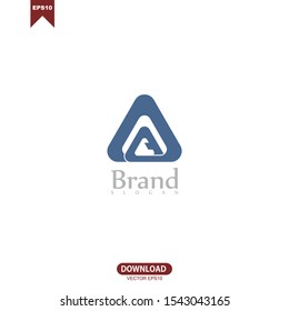 A letter Logo template vector icon design