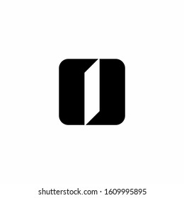 I letter logo template vector icon design
