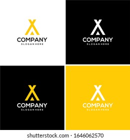 A Letter Logo Template vector icon illustration design