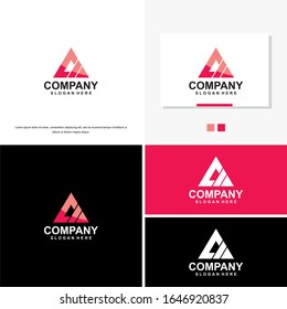 A Letter Logo Template vector icon illustration design.