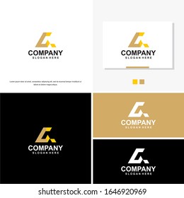 A Letter Logo Template vector icon illustration design.