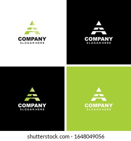 A Letter Logo Template vector icon illustration design. vector Business corporate letter A logo design vector. Simple and clean flat design of letter A logo vector template.