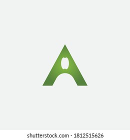 A Letter Logo Template vector icon illustration design