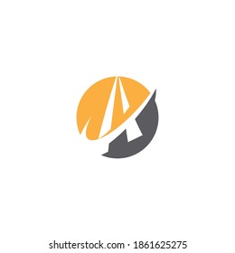 A Letter Logo Template vector icon illustration design