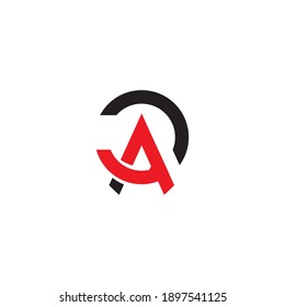 A Letter Logo Template vector icon illustration design
