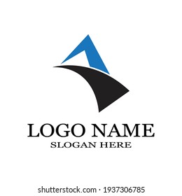 A Letter Logo Template vector icon illustration design