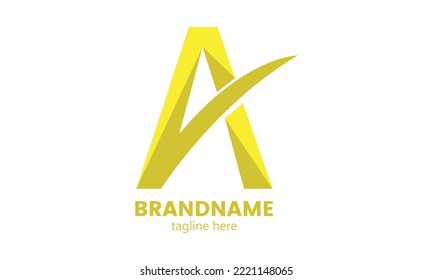 A Letter Logo Template vector icon design. Initial A letter logo. A letter Vector Logo Design Template Element. A letter for logo.