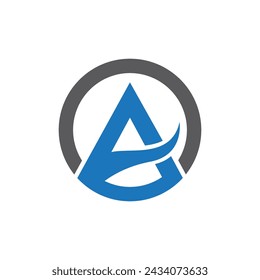 A Letter Logo Template vector icon illustration design