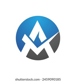 Un diseño de ilustración de Vector de Plantilla de logotipo de carta