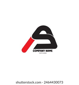 Ein Buchstabenlogo Vorlage Vektorgrafik Icon Illustration Design
