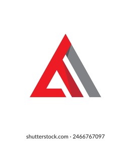 A Letter Logo Template vector icon illustration design