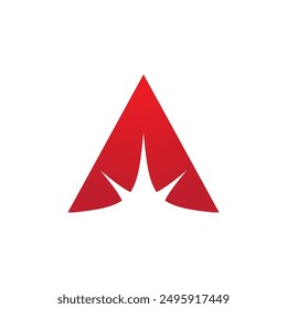 Ein Buchstabenlogo Vorlage Vektorgrafik Icon Illustration Design