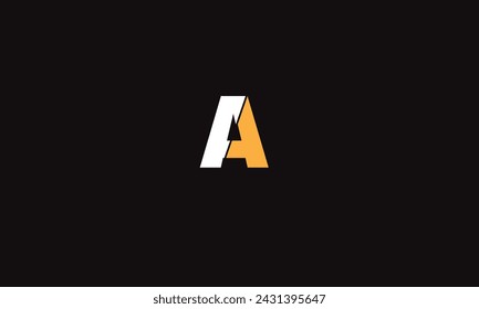 A  Letter Logo Template vector illustration design