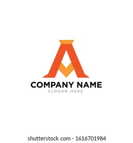 Letter A Logo Template Vector. Initial letter A logo vector design template. A symbol vector.
