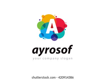 letter A logo Template for your company