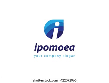 letter I logo Template for your company