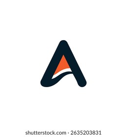 Letter A logo Typography Design