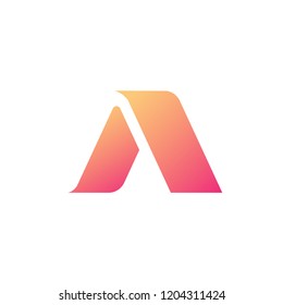 A letter logo for UI design vector eps 10