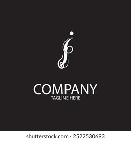 El logo de la letra I es único y simple