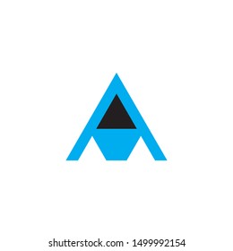
The letter a logo is unique and suitable for the brand logo itself