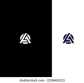 A Letter Logo Usable Vector Template Abstract Monogram Symbol 
