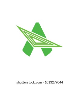 Letter A Logo V Simbol