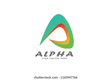 Letter A Logo  Vector