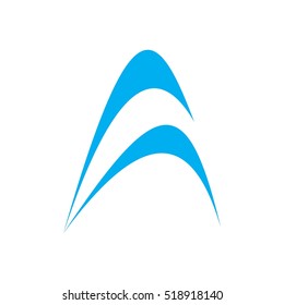 letter a logo vector