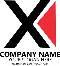 Letter logo vector, abstract logo design on white background, Abstract graphic icon, logo design template, symbol for company.