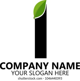 I Letter logo vector, abstract logo design on white background, Abstract graphic icon, logo design template, symbol for company.