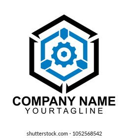Letter logo vector, abstract logo design on white background, Abstract graphic icon, logo design template, symbol for company.