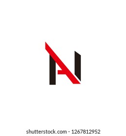 a letter logo vector combination unique