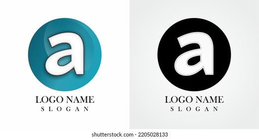 A Letter Logo Vector Concept Icon Trademark. Universal A Logotype Brand Pro Vector