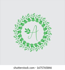 A letter logo vector design