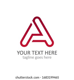 A letter logo vector design