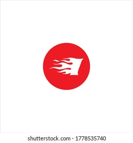 I letter logo vector design