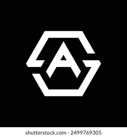 AS letter logo vector design
