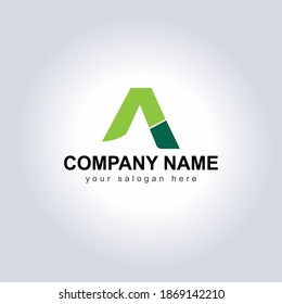 Letter A Logo Vector Design Illustration for your Business Identity template. Creative Company Name with slogan brand logo. Unique Letter A Logo Icon for monogram . Beautiful Company Logo Idea.
