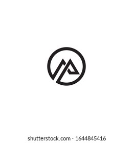 AM Letter Logo Vektorillustration Design. logotype AM Letter Design. AM font type logo.am monogram logo.
