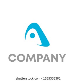 letter A logo vector design template