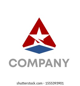 letter AS logo vector design template