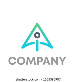 letter AS logo vector design template